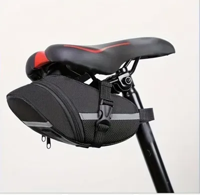 Produktbild von Universal Fahrrad Satteltasche Schwarz Nylon Wasserdicht