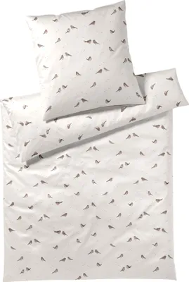 Produktbild von elegante Mako-Satin-Kissenbezug einzeln Rotkehlchen Farbe Natur Größe 40x80