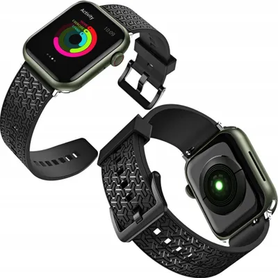 Immagine prodotto di Cinturino Y per Apple Watch 7/6/5/4/3/2/Se 45/44/42Mm Nero