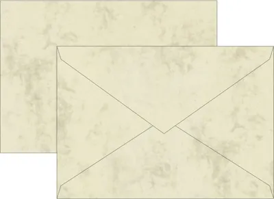 Productafbeelding van BRUNNEN 105141611 Envelopen, universeel papier, marmer, C5, beige