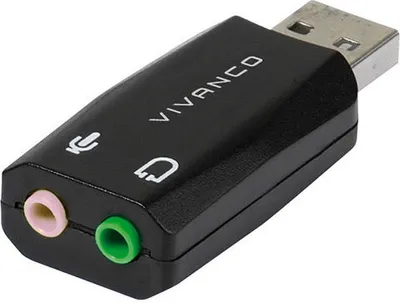 Produktbild von USB 2.0 Audioadapter für Headset und Lautsprecher (36657)
