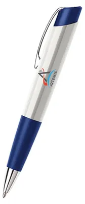 Image de Stylo Eclipse Space, plastique blanc avec clip et logo Artemis (#ECL/WBL-ART)