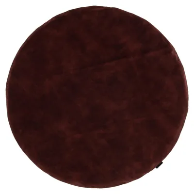 Produktbild von Kidsmill Laufstallmatratzenbezug Rund - Samt - 90 cm - Bordeaux | Kidsmill