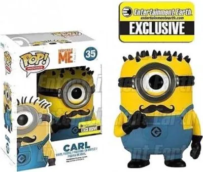 Immagine prodotto di FUNKO BOBBLE HEAD POP POP Cattivissimo me 2 Carl Esclusivo Baffi MINIONS NUOVO  Funko