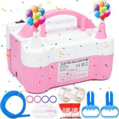 Immagine prodotto di Pompa elettrica per palloncini da 600 W con 2 modalità, decorazioni per feste