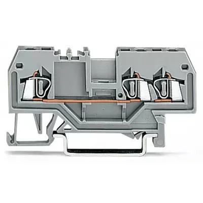 Immagine prodotto di Morsetto passante grigio 0,08-1,5qmm - Morsetto di alimentazione 4mm 18A 279-681
