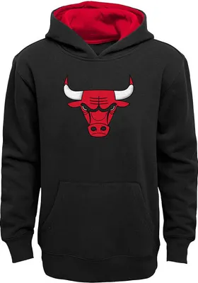 Produktbild von Outerstuff Prime Pullover NBA Junior Kapuzenpullover, Chicago Bulls, Für Jungen, Schwarz, Größe: XL, 18-20 Jahre