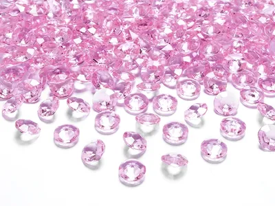 Produktbild von 100 Streudeko Diamanten hellrosa