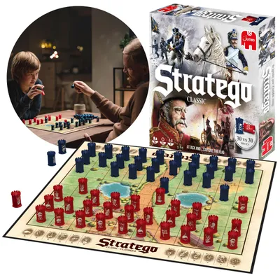 Produktbild von Stratego Classic – Strategisches Brettspiel für 2 Spieler, Logikspiel, ab 8 Jahren