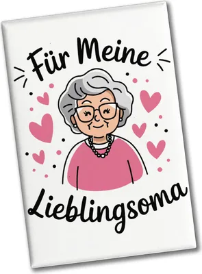 Produktbild von Für meine Lieblingsoma Souvenir Magnet