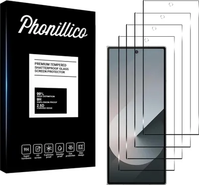 Immagine prodotto di Vetro temperato per Samsung Galaxy Z FOLD 6 [4 pezzi] Pellicola protettiva antigraffio resistente Phonillico®