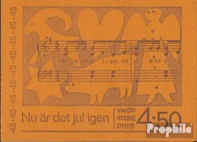 Produktbild von Briefmarken Schweden 1972 Mi MH37 (kompl.Ausg.) postfrisch Weihnachtsmarken