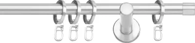 Produktbild von SN Deco - Stilgarnitur Mailand, 16 mm, 1-lauf chrom-matt, 480 cm (3x160 cm inkl. Verbinder)