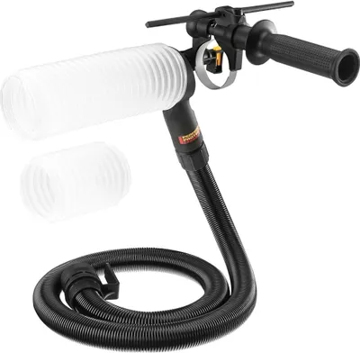 A dust extraction system for drilling.
