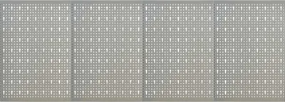 Produktbild von The Living Store Werkzeugwand 4 Stk. 40×58 cm Stahl