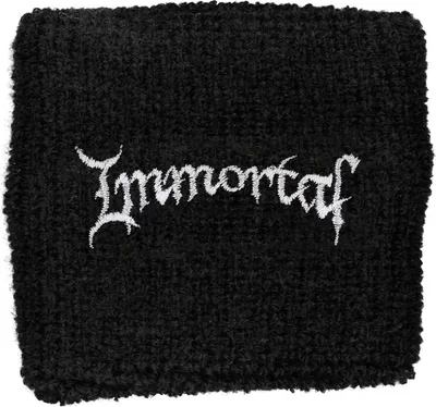 Produktbild von Immortal - náramek s logem RO10633 (jedna velikost) (černý)