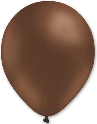 Image de Accessoires de fête Décoration Ballons 100 pièces marron 27cm - taille unique