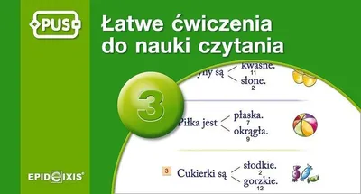 Imagen del producto de Chromiak, M: PUS 3 Latwe cwiczenia do nauki czytania