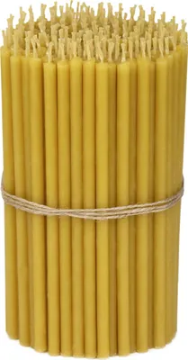 Produktbild von 780g Qualität Bienenwachs Dünne Kerzen Für Zuhause Kirche (ca. 200 St.) 36261