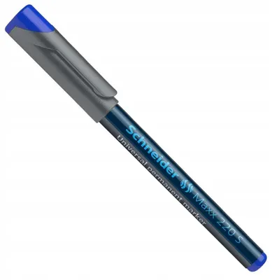Produktbild von Schneider Permanentmarker Blau Präzisionsspitze 0,4mm