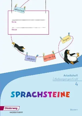 Produktbild von SPRACHSTEINE Sprachbuch 4. Arbeitsheft. SAS Schulausgangsschrift. Bayern
