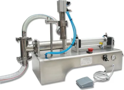 Produktbild von Plnící stroj Plnicí zařízení Pneumatické plnicí zařízení Pneumatický tekutý šampon, olej, parfém