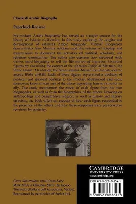 Produktbild von Classical Arabic Biography