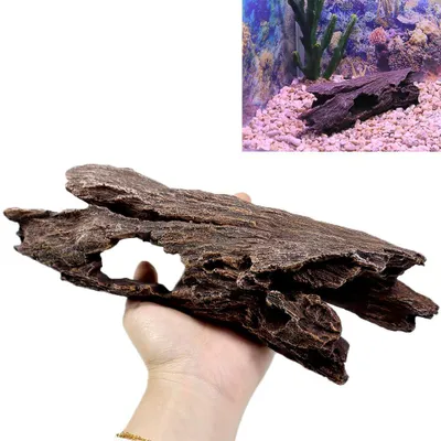 Aquarium Deko Hohler Baumstamm Harz Ornament Reptilien