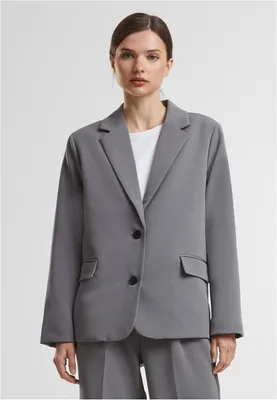 Image de Urban Classics Ladies Long Blazer cloudgrey - XL Blazer