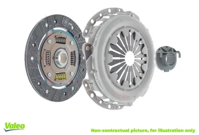 Image de Kit d'embrayage Ø 160 mm, 26 dents, avec roulement de débrayage VALEO pour RENAULT TWINGO