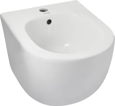 Produktbild von Balneo Hänge Bidet ASOX Spülrandlos Wandmontage Keramik 49x37x32 cm Weiß