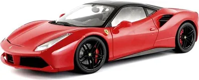 Produktbild von Bburago Unterschrift Ferrari 488 GTB 1:18 červená