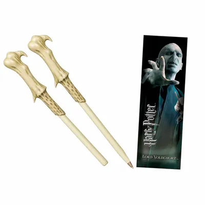 Produktbild von Noble Collection Harry Potter Kugelschreiber & Lesezeichen Lord Voldemort NOB8638