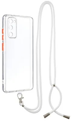 Immagine prodotto di Per Samsung Galaxy S20 FE silicone TPU custodia protettiva del telefono cellulare + cinturino