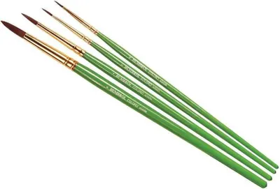 Produktbild von Humbrol Coloro Pinsel-Set (Größen 00, 1, 4 & 8)  1524050