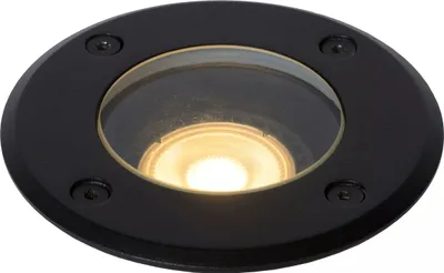 Image de Lampe d'extérieur encastrable noire GU10 35 W BILTIN Lucide