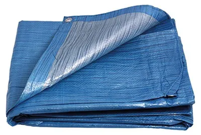 Image de Bâche Levior PE 5x5m 70g/m² bleu-argent