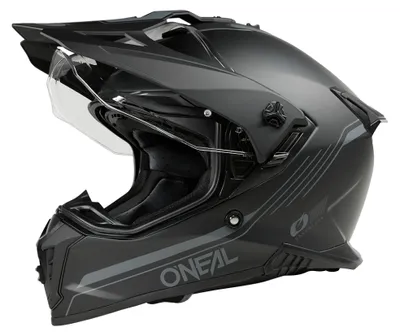 Produktbild von Oneal A-SRS Solid Motocross Helm, schwarz matt, L