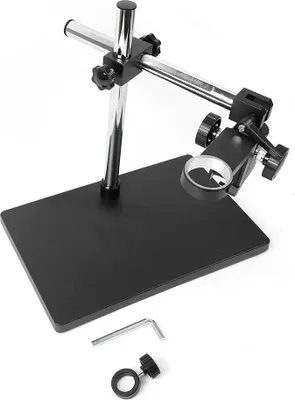 Produktbild von Digitalmikroskop-Stativ, höhenverstellbar, stabiles Design, schwarz