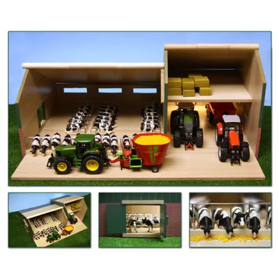 Produktbild von Van Manen Stall mit Schuppen im Maßstab 1:32, 610409