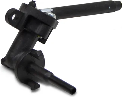 A black plastic part for a coffee machine, shown against a white background.