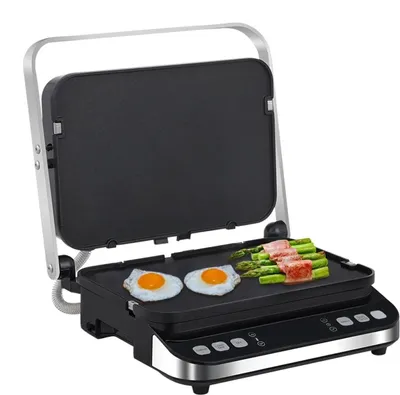 Obrázok produktu pre Kontaktný gril na prípravu rôznych jedál – gril na panini – stolný gril – nepriľnavý povrch