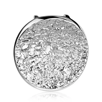 Produktbild von MATERIA by Matthias Wagner Kettenanhänger 925 Sterling Silber rund gewölbt gehämmert wahlweise mit Kette KA-515