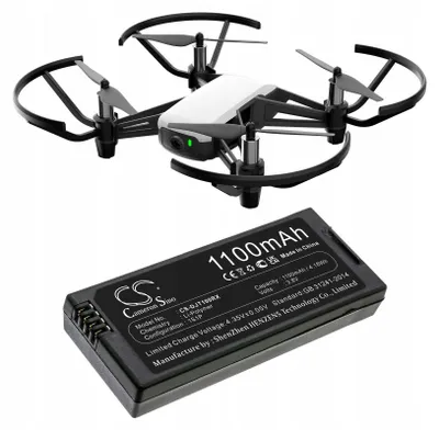 Image de Batterie pro DJI Tello, 1100 mAh, Li-Pol