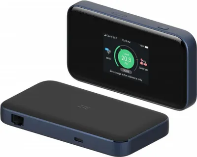 Zdjęcie produktu dla ZTE MU5002 Mobilny router 5G WLAN Pasmo 5G Sub6: n1/3/5/7/8/20/28/38/40/41/77/78 Pasmo LTE: B1/3/5/7/8/20/28/38/39/40/41/42 1 x port LAN (MU5002)