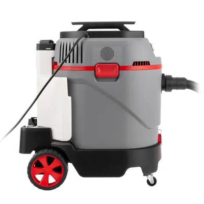 Produktbild von LEHMANN Profi Waschsauger, Teppichreiniger mit Heißwasser 60°C, Polsterreiniger mit 35 L Tank, Nass- und Trockensaugen, inkl. Zubehör, Grau