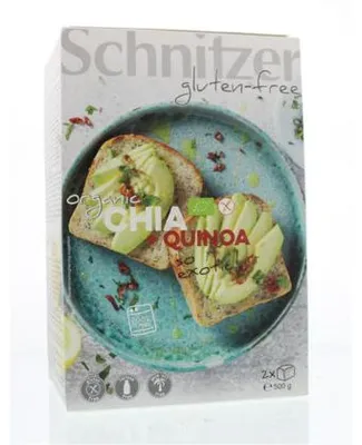 Productafbeelding van Schnitzer Brood Chia & Quinoa (500 gr)
