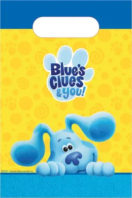 Productafbeelding van Amscan - Blue's Clues Feestzakjes (8 stuks)