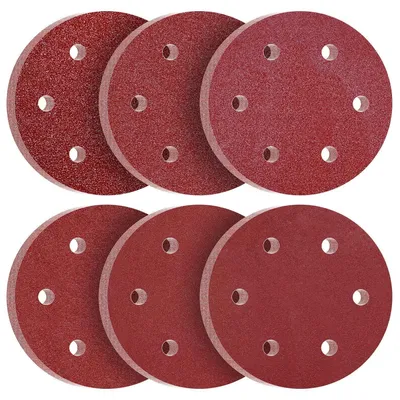 Produktbild von Schleifpapier Klett 225mm 60 Stück 6 Loch Körnung P40-P240 für Trockenbauschleifer