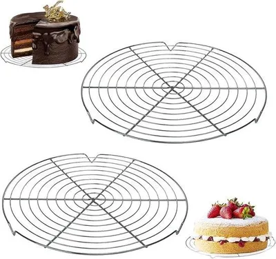 Immagine prodotto di Griglia di raffreddamento in acciaio inossidabile da 32 cm per dolci e torte